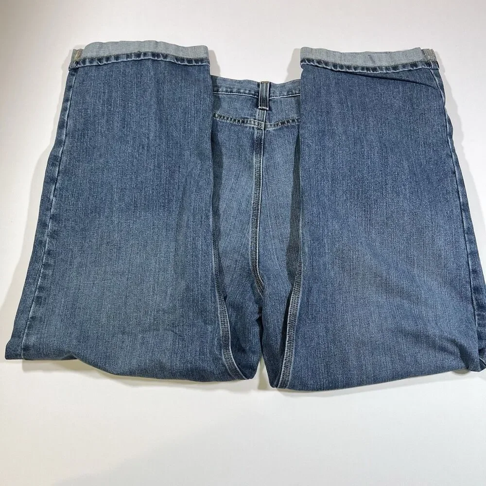 Carhartt BD1483-M Relaxed Fit Medium Wash Denim Jeans Pants Men's 46x30